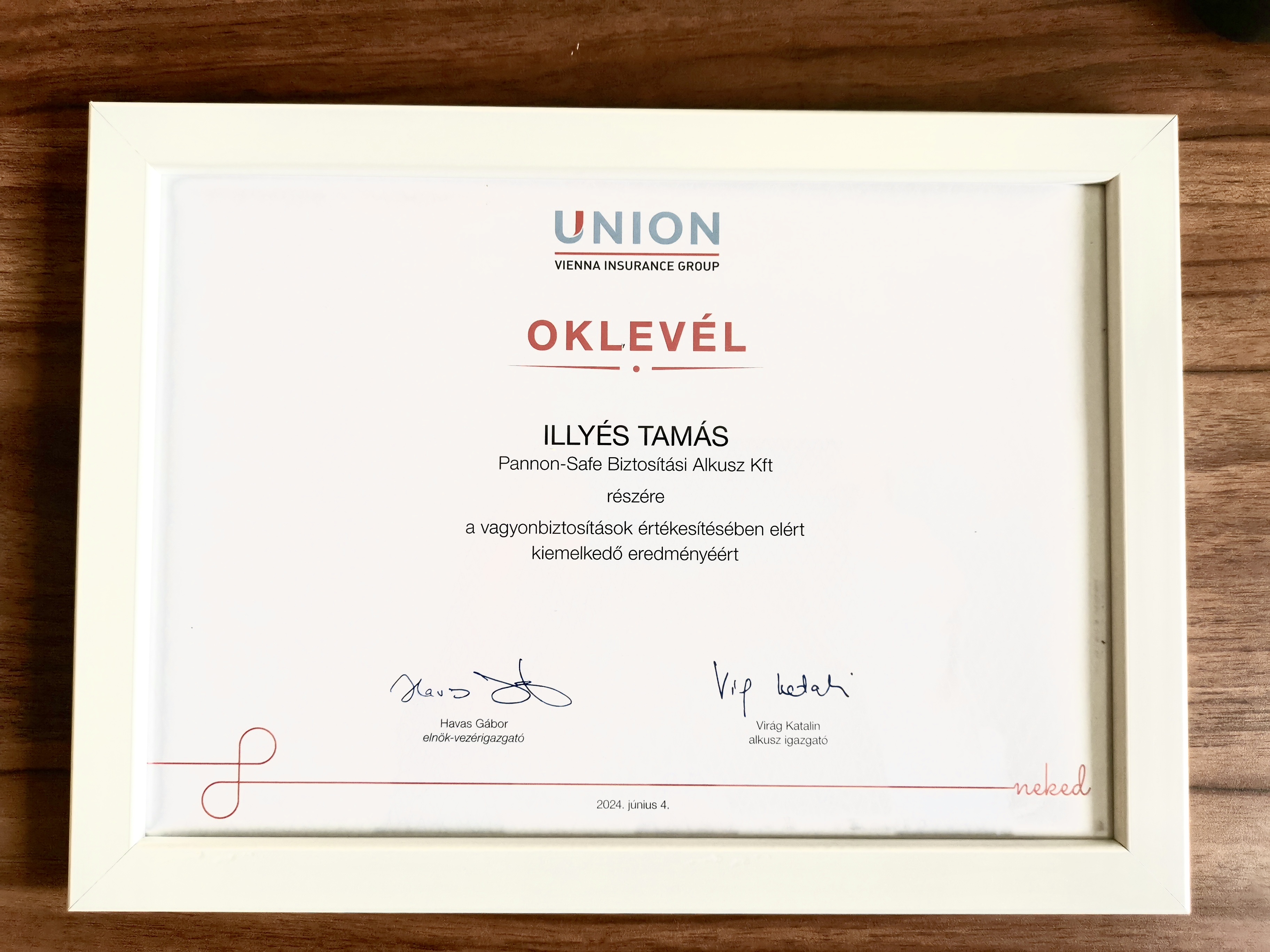 UNION - Vagyonbiztosítások értékesítése 2024